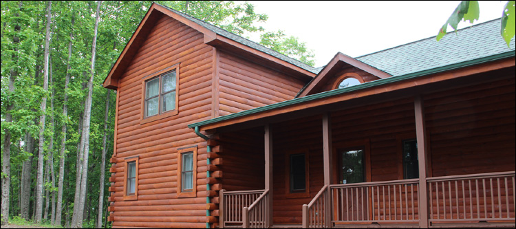 Log Home Staining in Auglaize County, Ohio