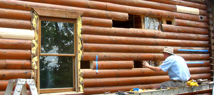 Log Home Repair New Knoxville, Ohio