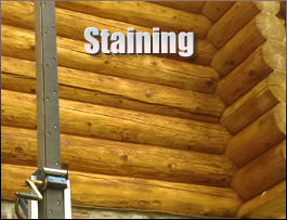  Auglaize County, Ohio Log Home Staining